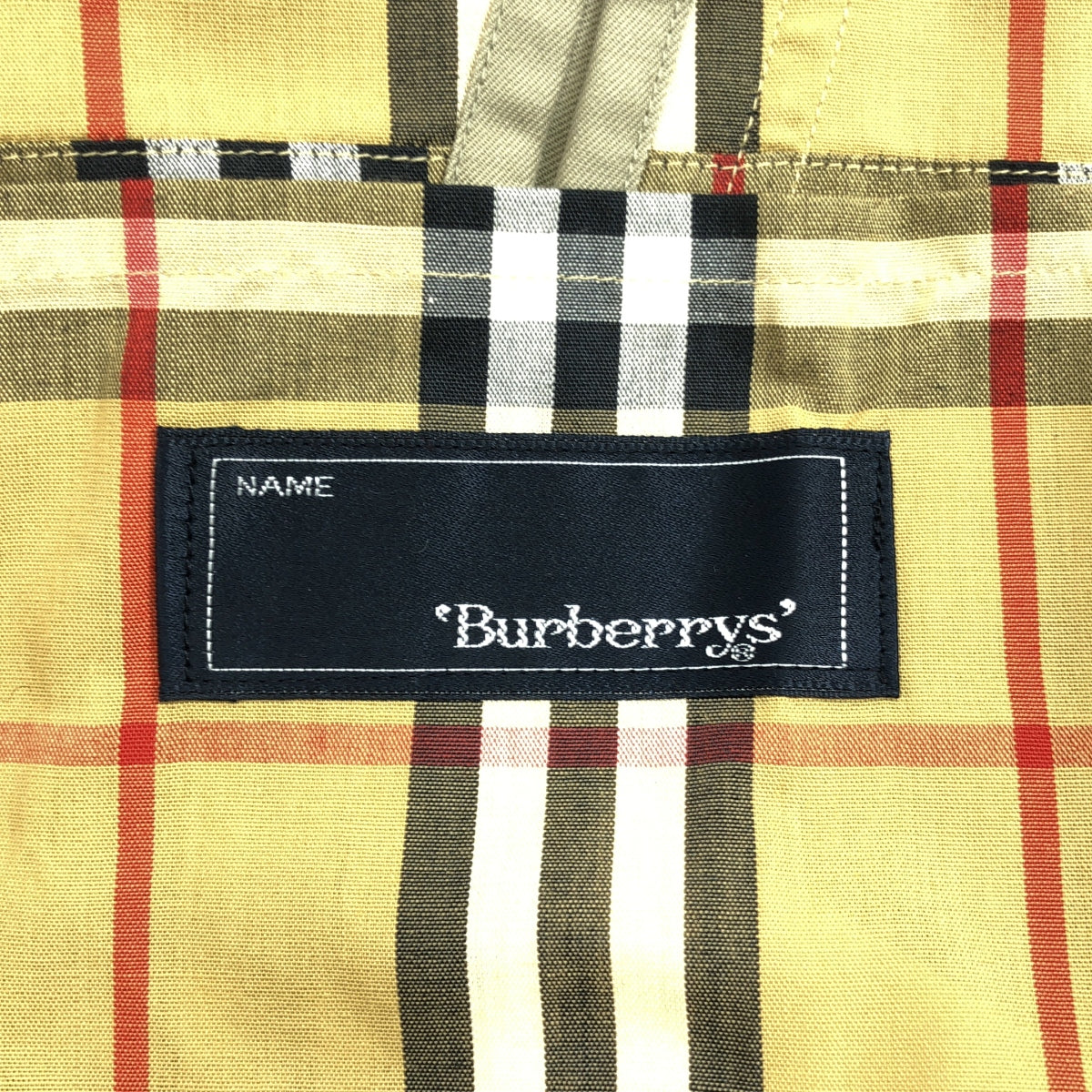 【美品】  Burberrys / バーバリー | 1980s | dead stock / デッドストック 着脱可ライナー付き オーバー トレンチコート / ノバチェック総裏地 | 94(175) | ベージュ系 | メンズ