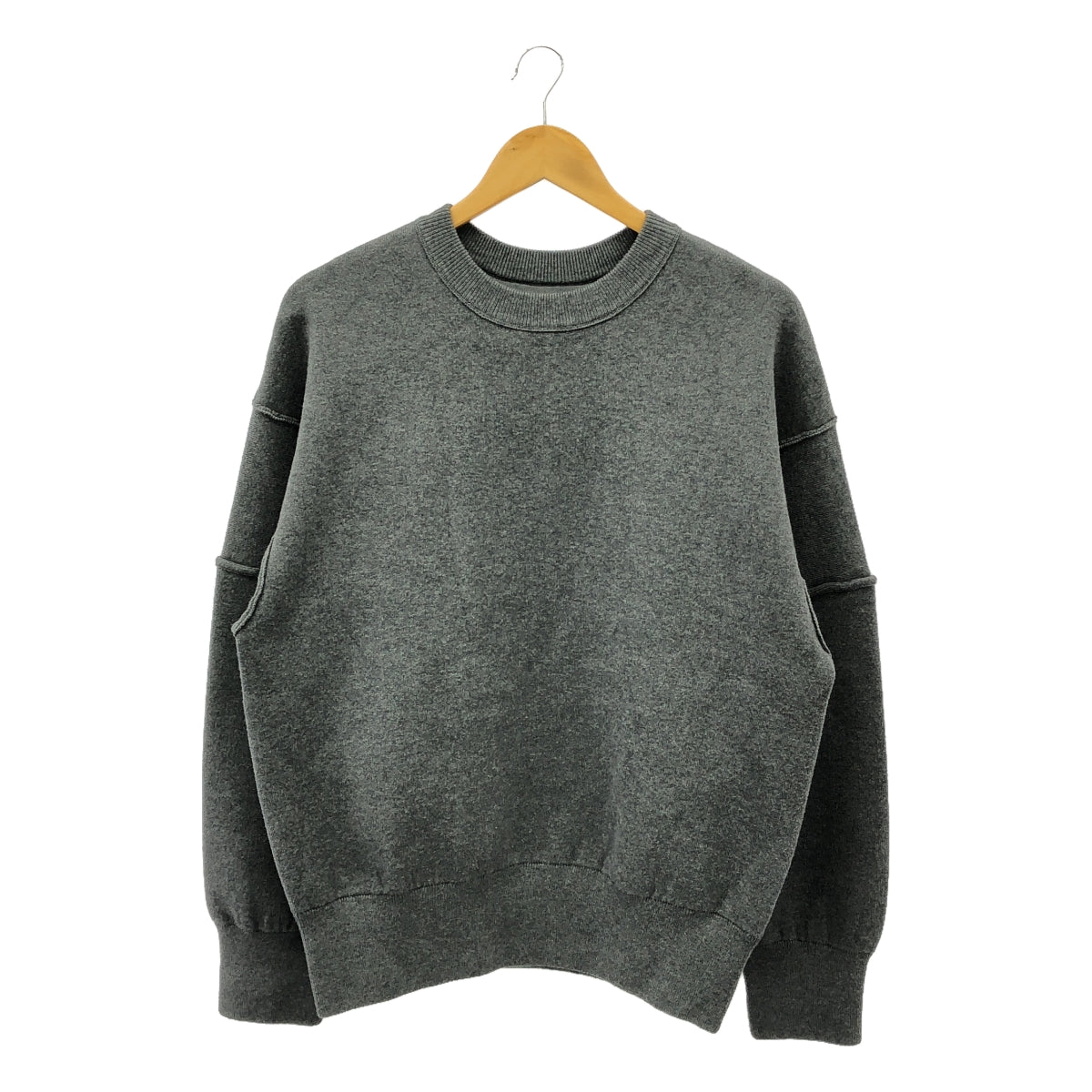 [Good Condition] CITYSHOP / City Shop | 2024AW | Sweat knit Cotton cashmere blend pullover sweatshirt knit | F | Gray | Women's