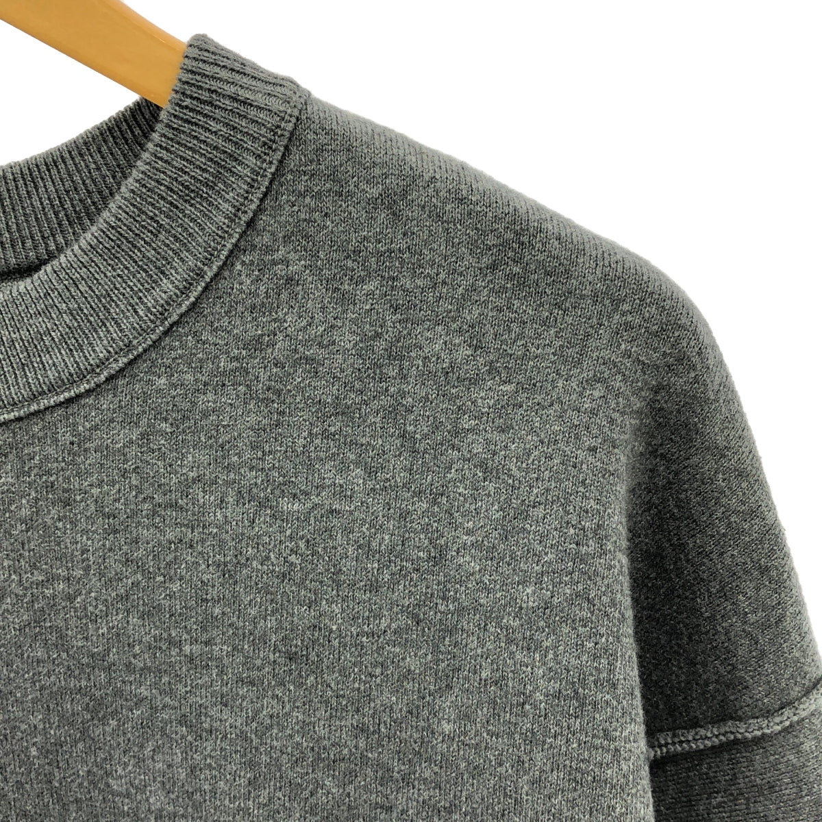 [Good Condition] CITYSHOP / City Shop | 2024AW | Sweat knit Cotton cashmere blend pullover sweatshirt knit | F | Gray | Women's