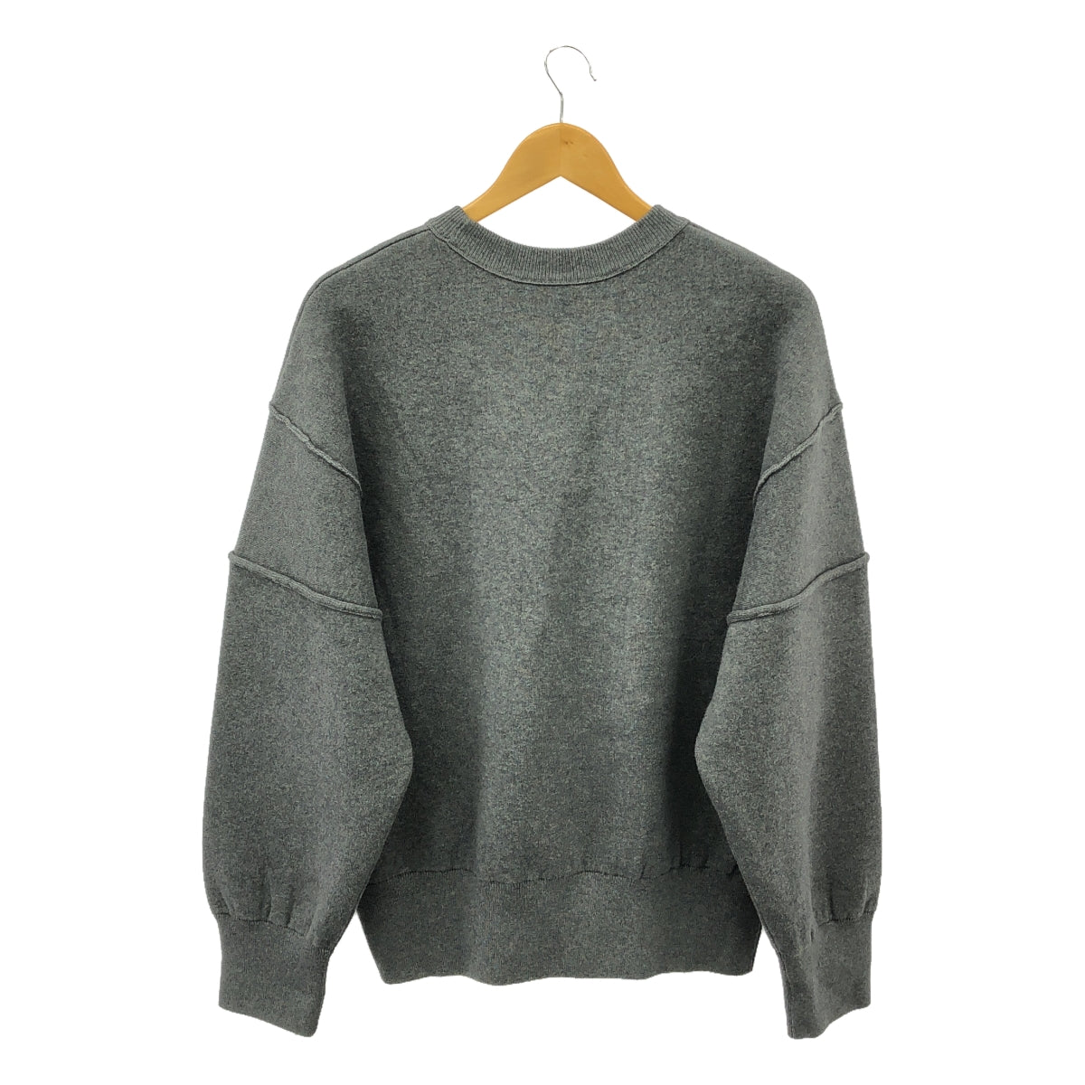 [Good Condition] CITYSHOP / City Shop | 2024AW | Sweat knit Cotton cashmere blend pullover sweatshirt knit | F | Gray | Women's