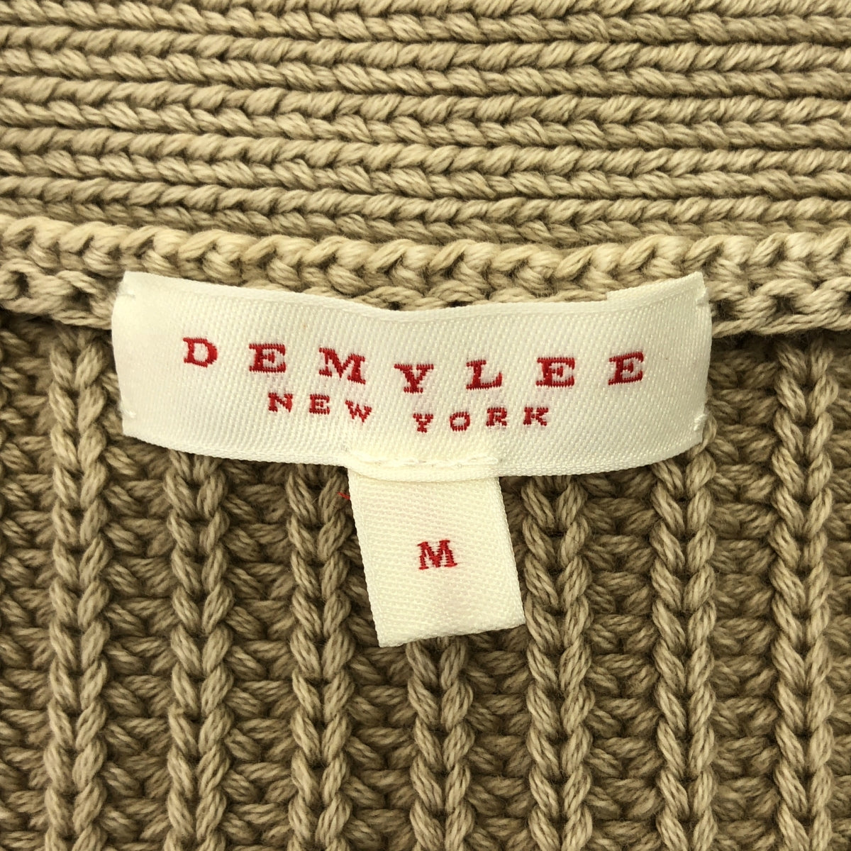 DEMYLEE | 棉質超大針織開襟衫 | M碼 | 女款