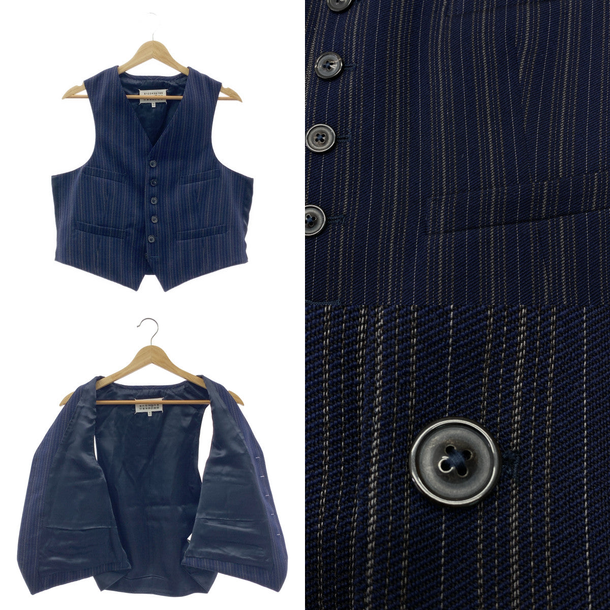 Maison Margiela ネイビー ベスト Maison Margiela ネイビーベスト