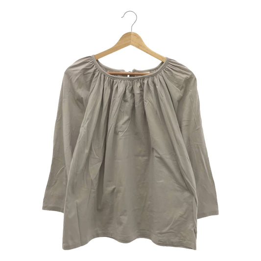 atelier naruse / Atelier Naruse | cotton gather cut&amp;sewn | F | Light gray | Women's