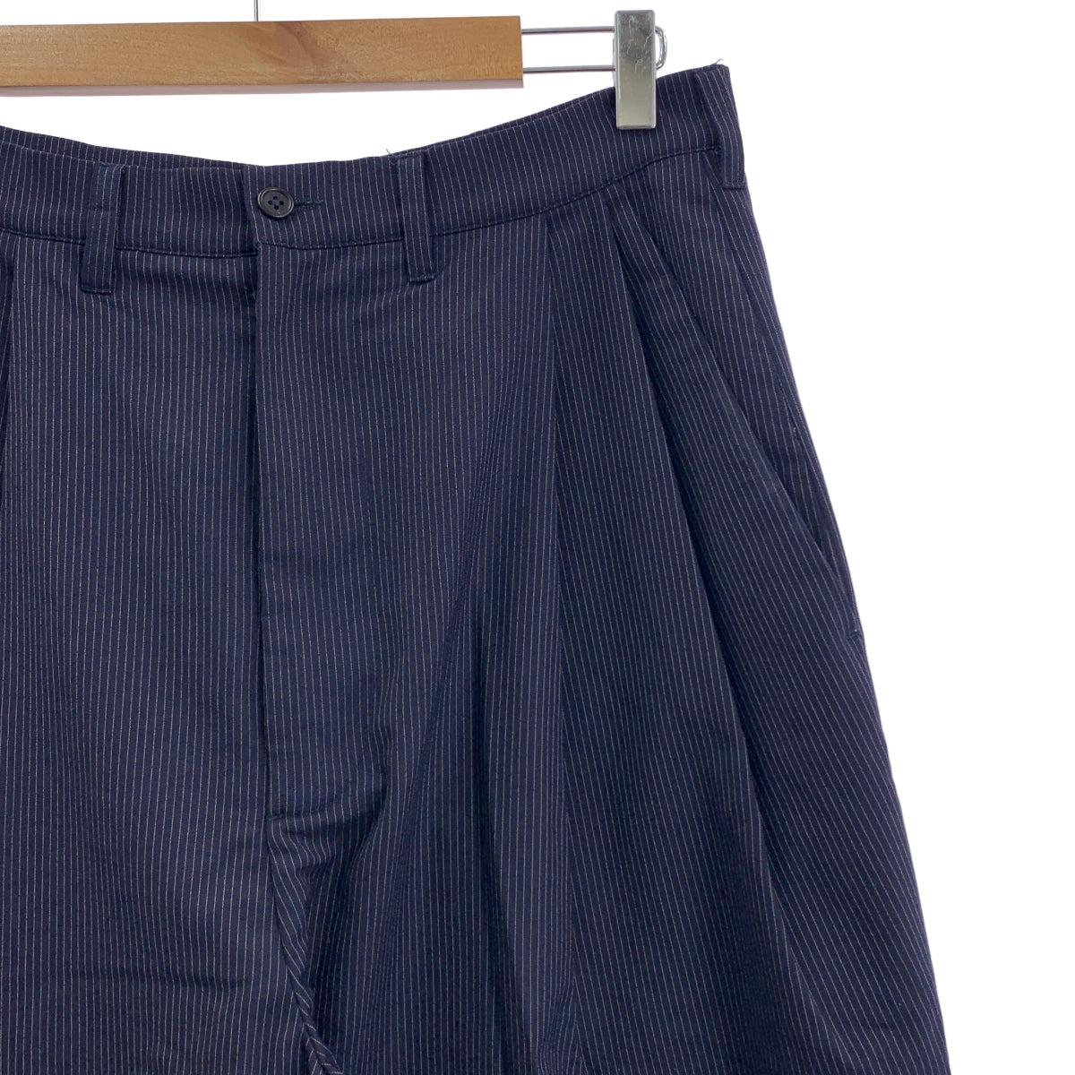 CAMIEL FORTGENS / 카미엘 포트 헨스 | 2021AW | suit pants 울 스트라이프 2 탁 슬랙스 | S |
