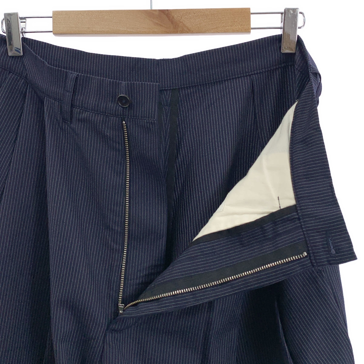 CAMIEL FORTGENS / 카미엘 포트 헨스 | 2021AW | suit pants 울 스트라이프 2 탁 슬랙스 | S |