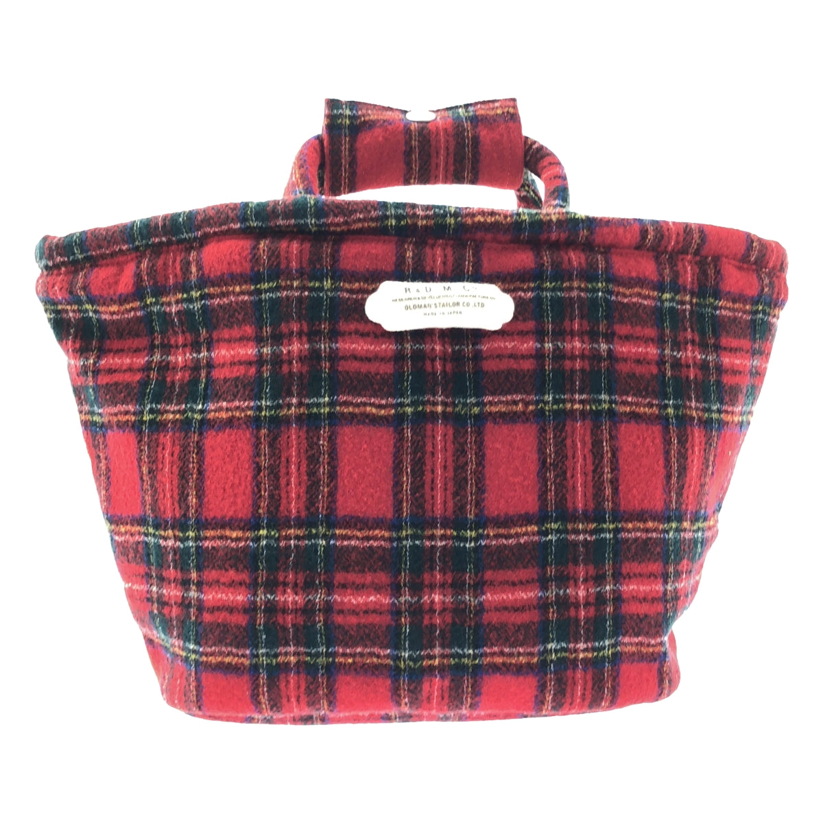 R&amp;D.M.Co / 올드맨즈 재단사 | WOOL TARTAN CHECK MARCHE BAG 울 타탄 체크 마르쉐 백 | F | 여성