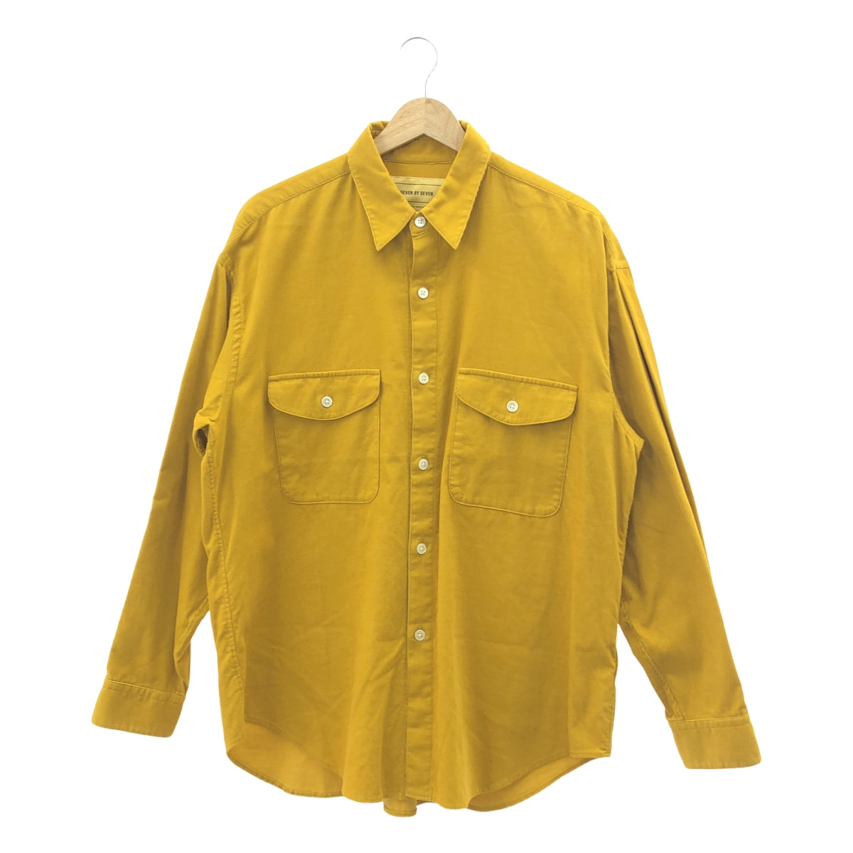 SEVEN BY SEVEN | 燈芯絨襯衫 | M | 芥末黃 | 男款