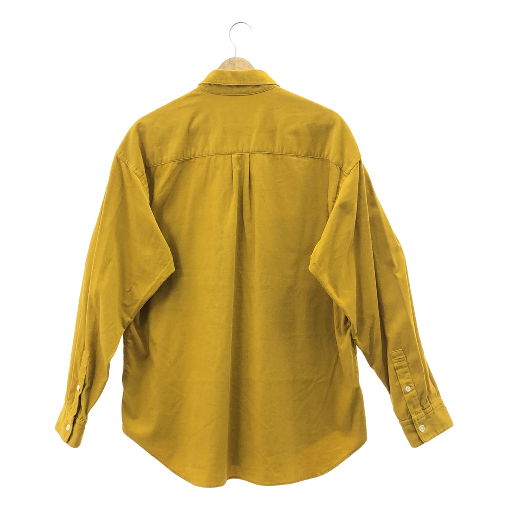 SEVEN BY SEVEN / セブン バイ セブン | CORDUROY TUCK SHIRTS コーデュロイ タック シャツ | M | マスタード | メンズ
