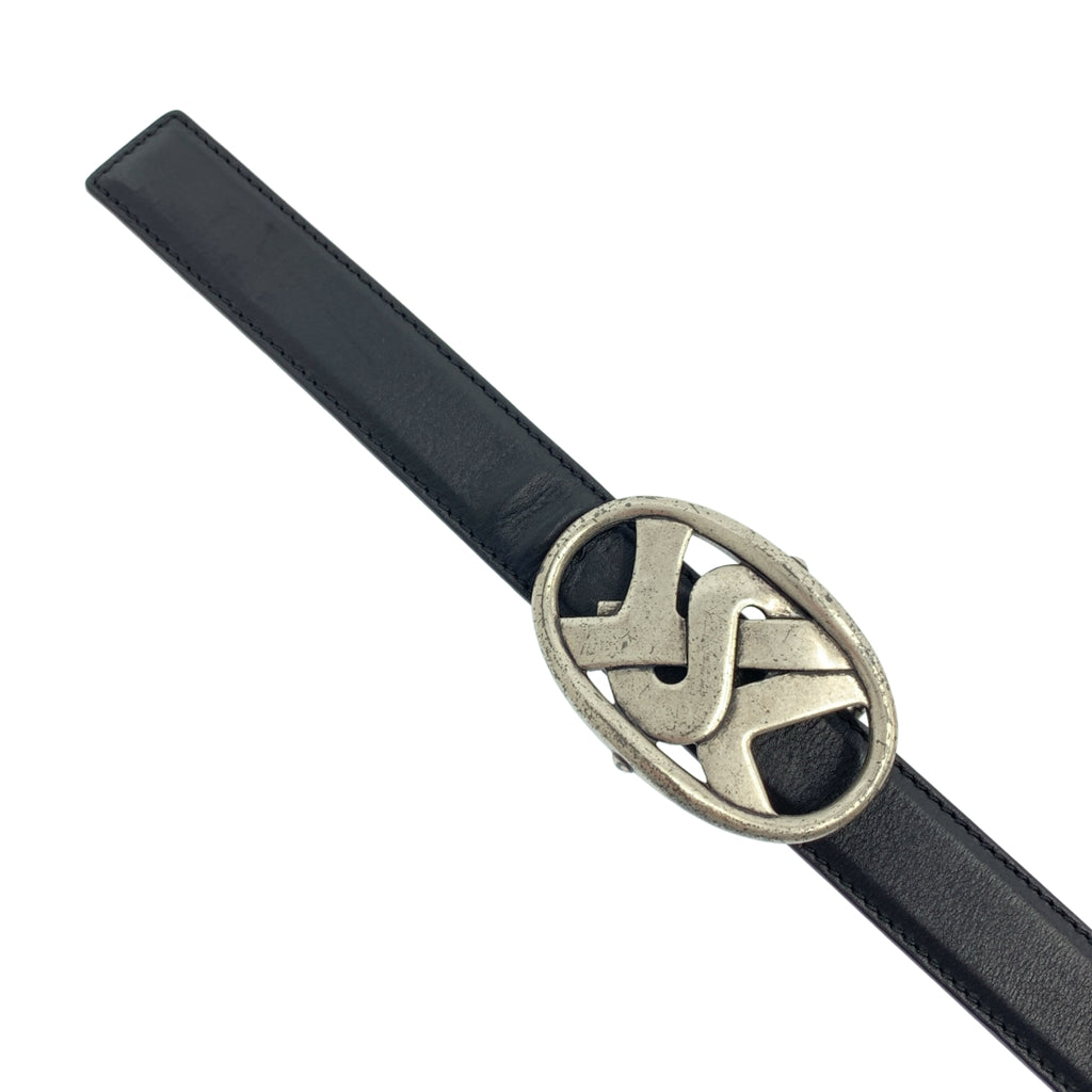 伊夫聖羅蘭 | YSL 標誌皮革腰帶 |