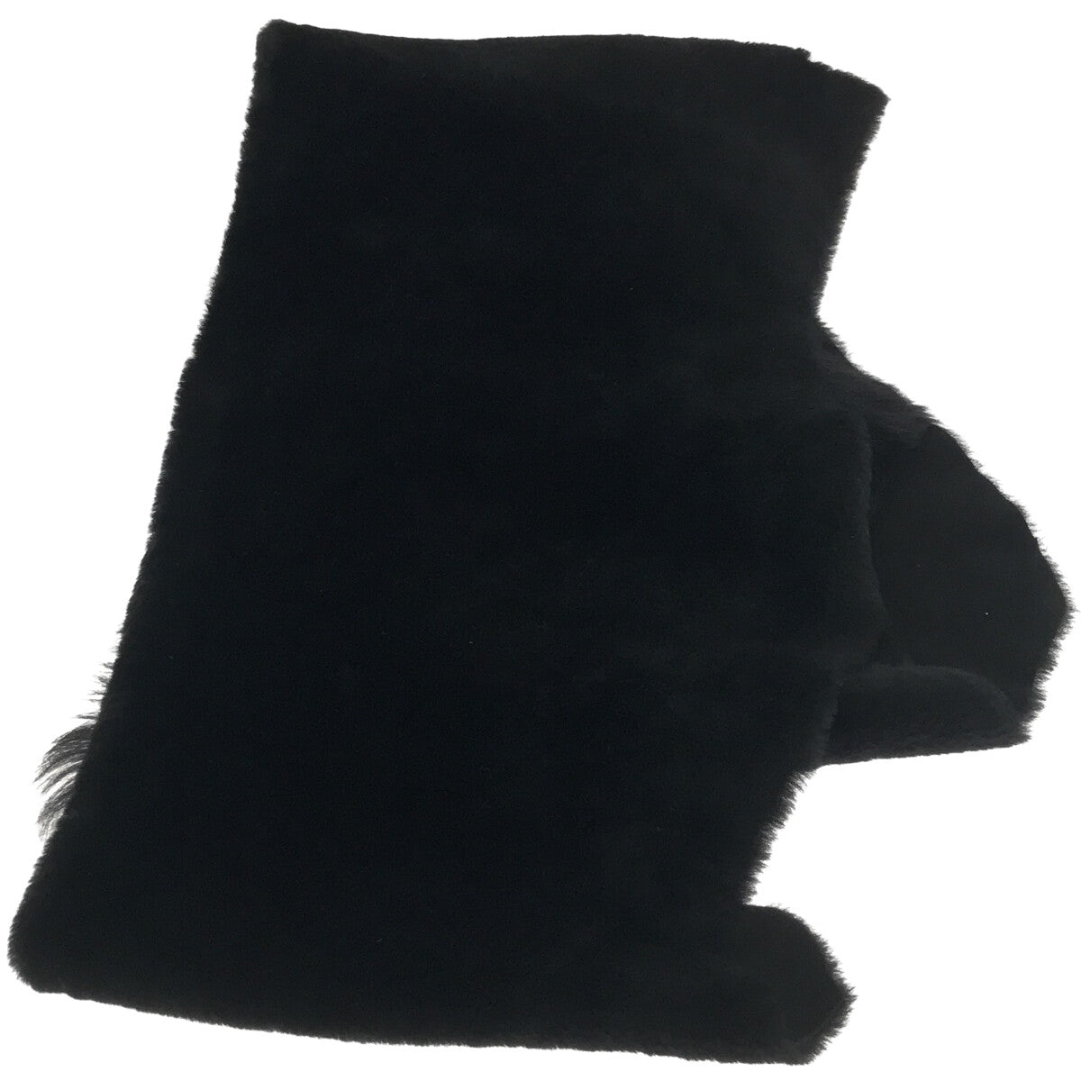 [Beautiful Condition] GUSHLOW &amp; COLE | Handmade Mouton Snood Scarf | Black | Women's