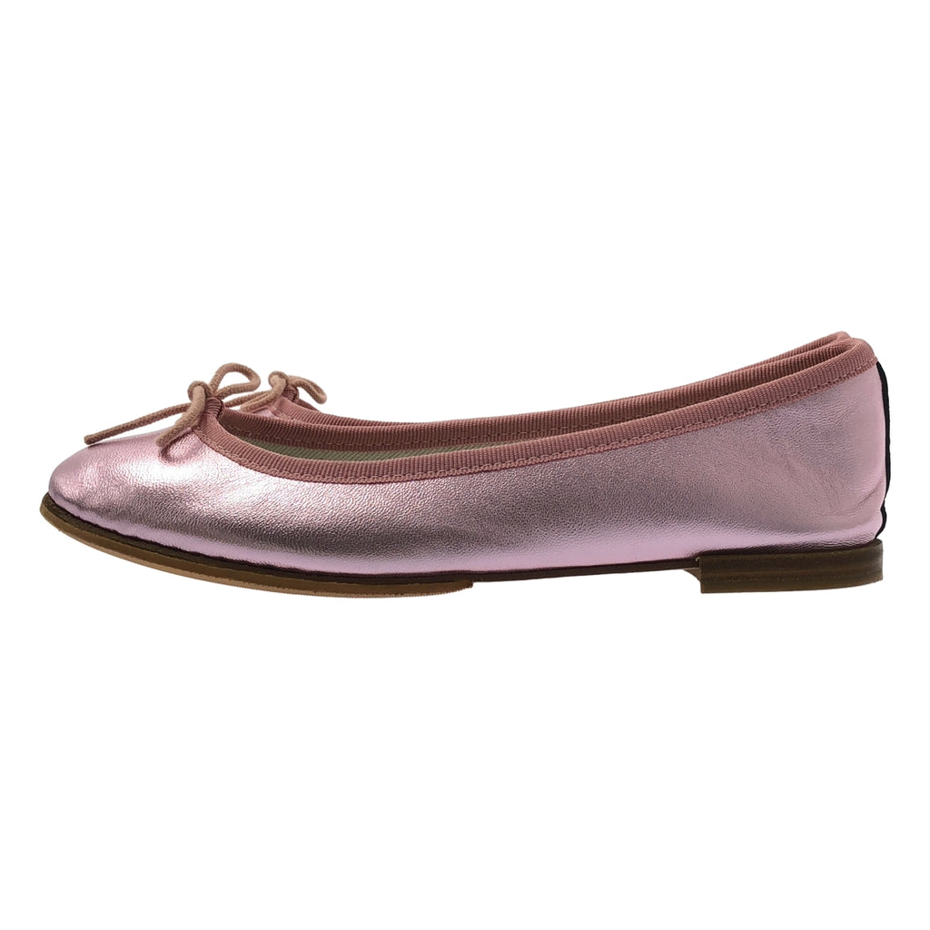 Repetto 皮革絲帶平底鞋，粉紅色，女款，35 碼