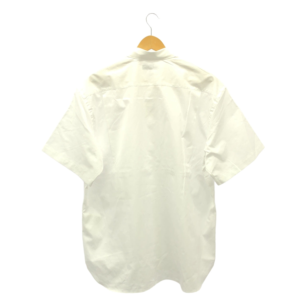 [品相良好] COMME des GARCONS HOMME | 2024 春夏 |棉質寬幅短袖襯衫 | S |白色|男士