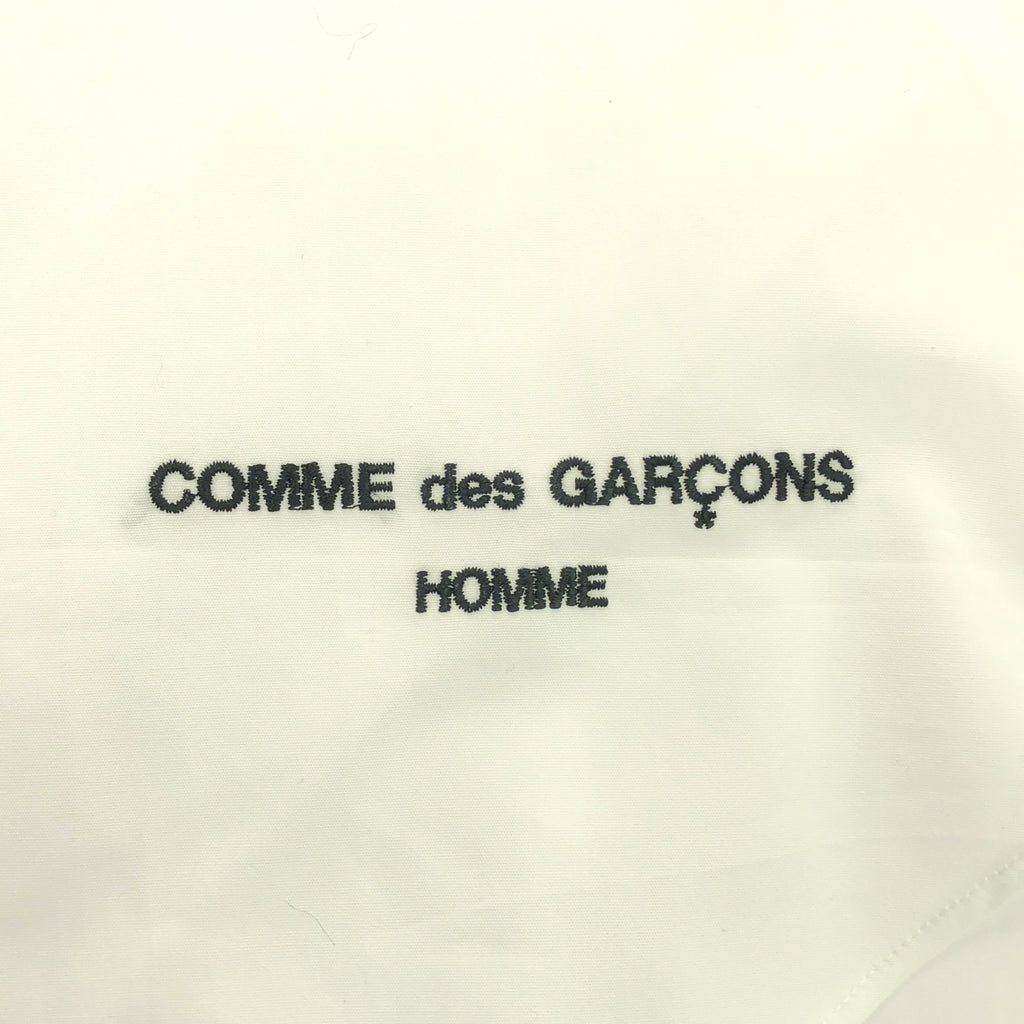 【미품】 COMME des GARCONS HOMME / 콤데 갤슨 옴므 | 2024SS | 코튼 브로드 S / S 셔츠 | S | 화이트 | 남성