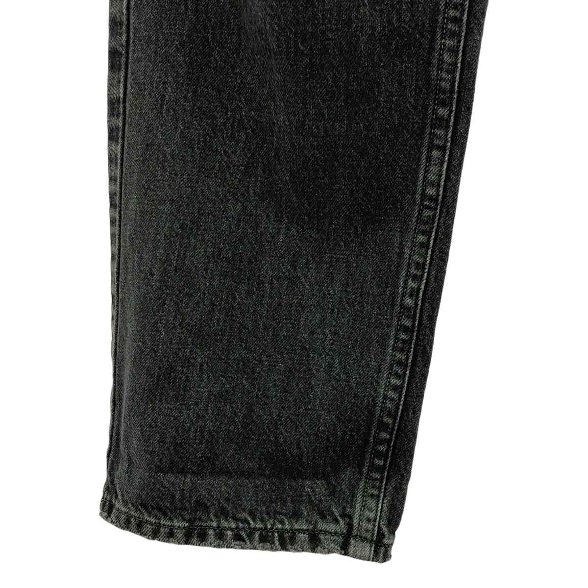 upper hights / アッパーハイツ | THE MINE / ダメージ加工 ブラックデニムパンツ | 22 | グレー系 | レディース