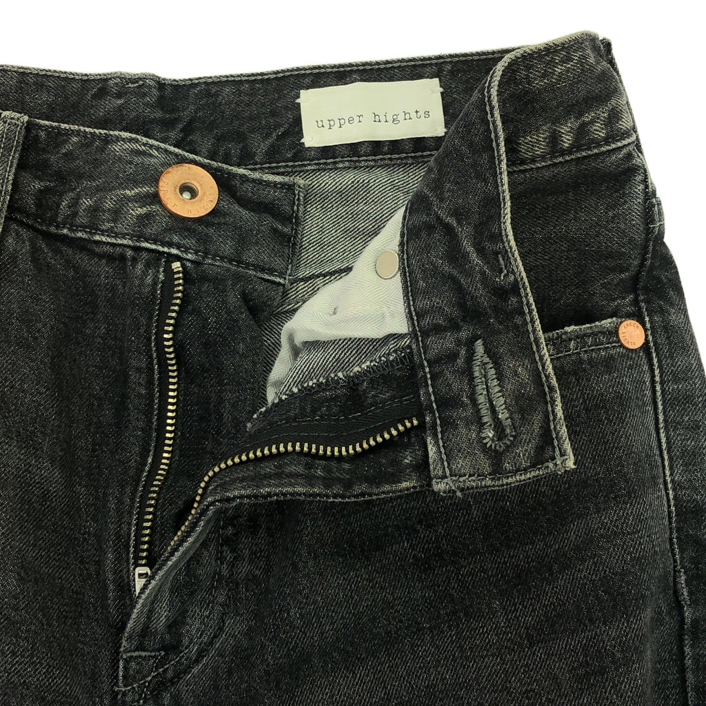 upper hights / アッパーハイツ | THE MINE / ダメージ加工 ブラックデニムパンツ | 22 | グレー系 | レディース