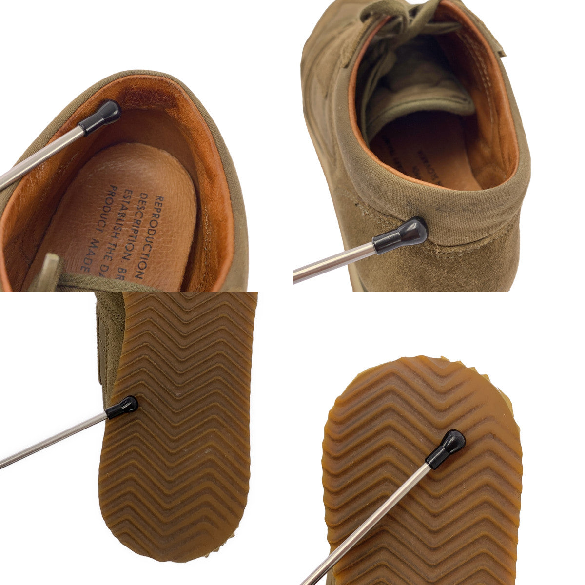 REPRODUCTION OF FOUND / 리프로덕션 오브 파운드 | BRITISH MILITARY TRAYNER 가죽 전환 운동화 | 37(23.5~24cm) |