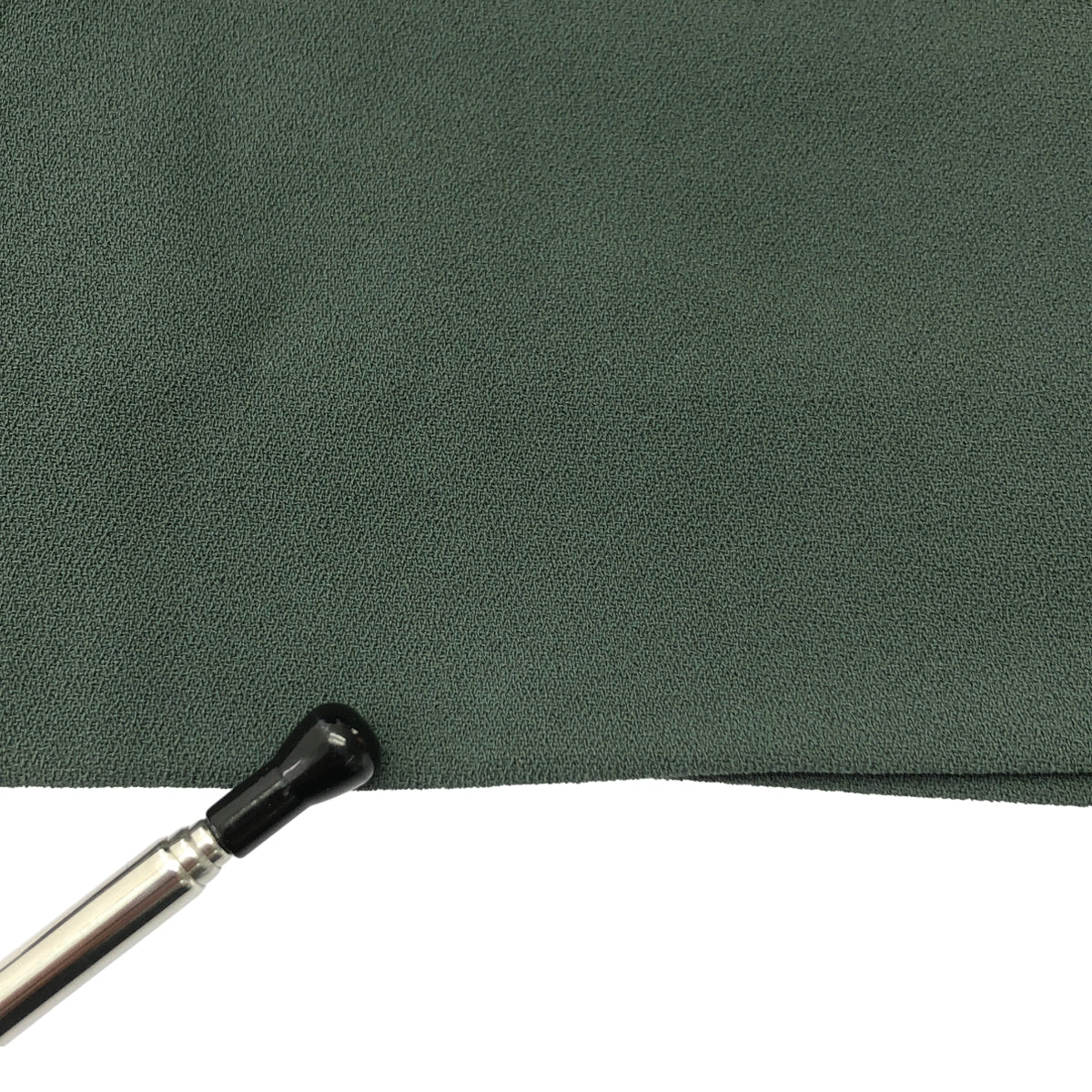 [狀況極佳] CLANE | 基本款褶襉褲 | 有內襯 | 0碼 | 綠色 | 女款