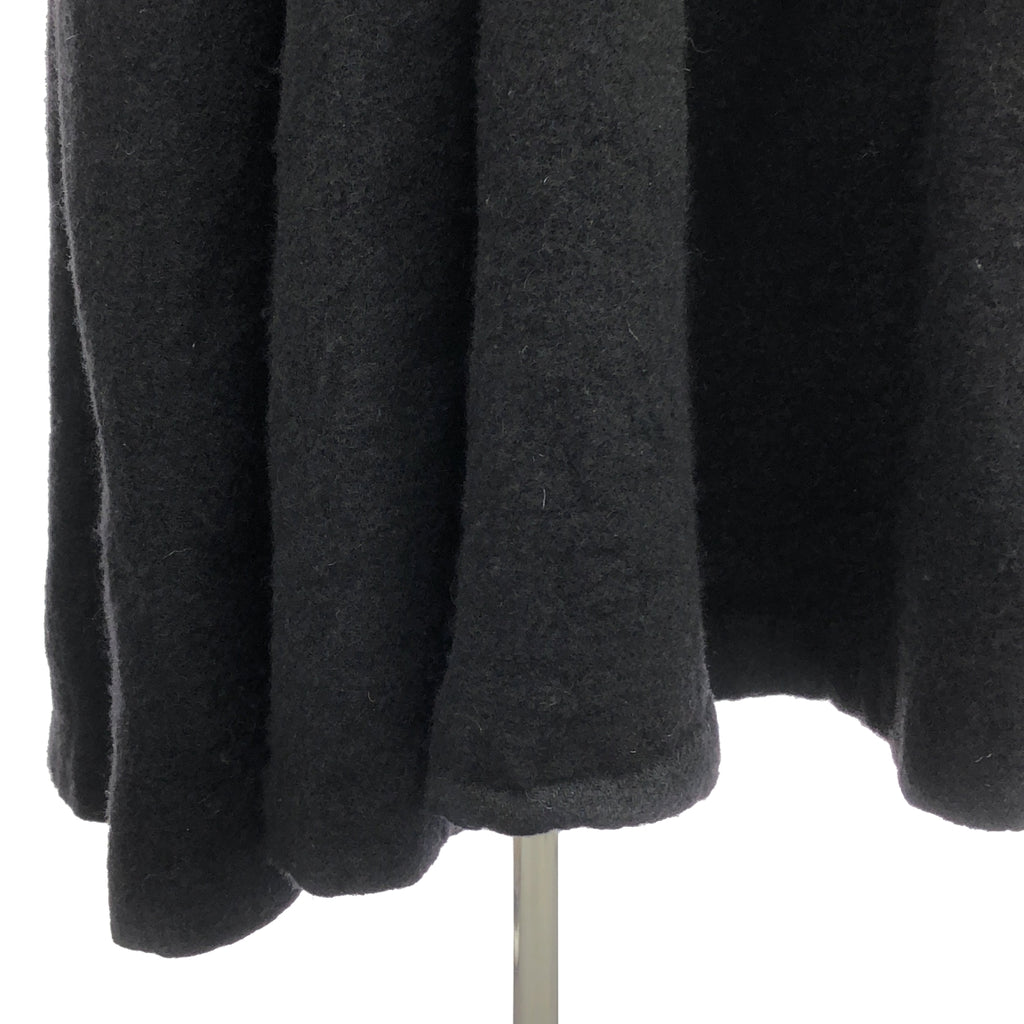 COMME des GARCONS | 2022 秋冬 | 羊毛荷葉邊毛衣裙 | M 碼 | 黑色 | 女款