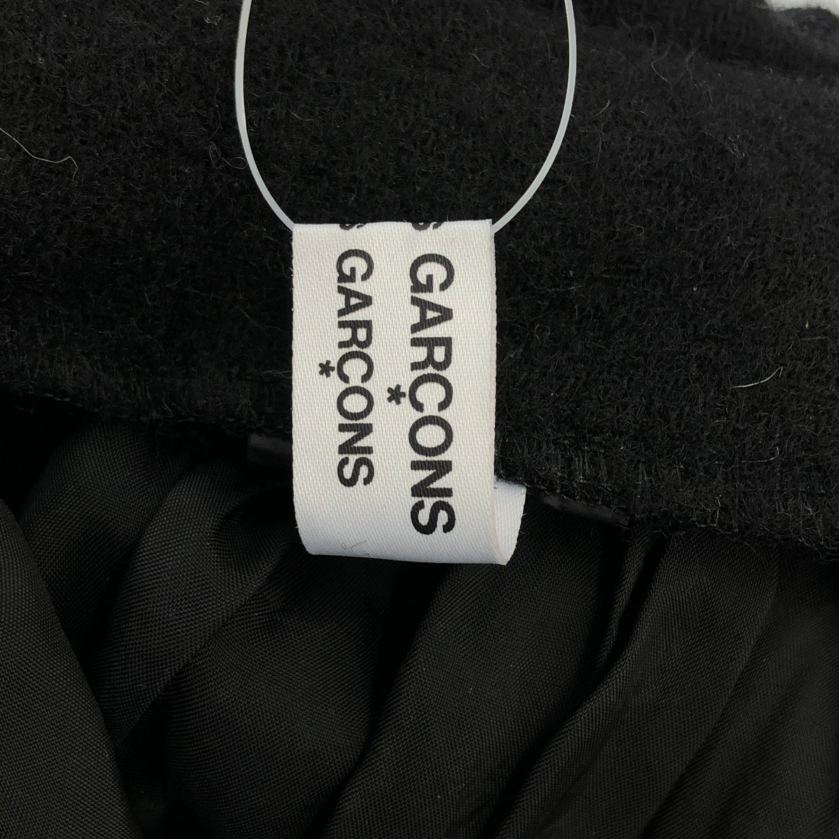 COMME des GARCONS | 2022 秋冬 | 羊毛荷葉邊毛衣裙 | M 碼 | 黑色 | 女款
