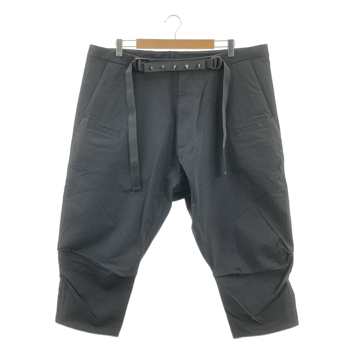 【新品】  ACRONYM / アクロニウム | 2024SS | P17-DS SCHOELLER DRYSKIN WEB BELT TROUSER WIDE FIT ワイドフィット ドライスキン ウェブベルト トラウザーパンツ | L | ブラック | メンズ