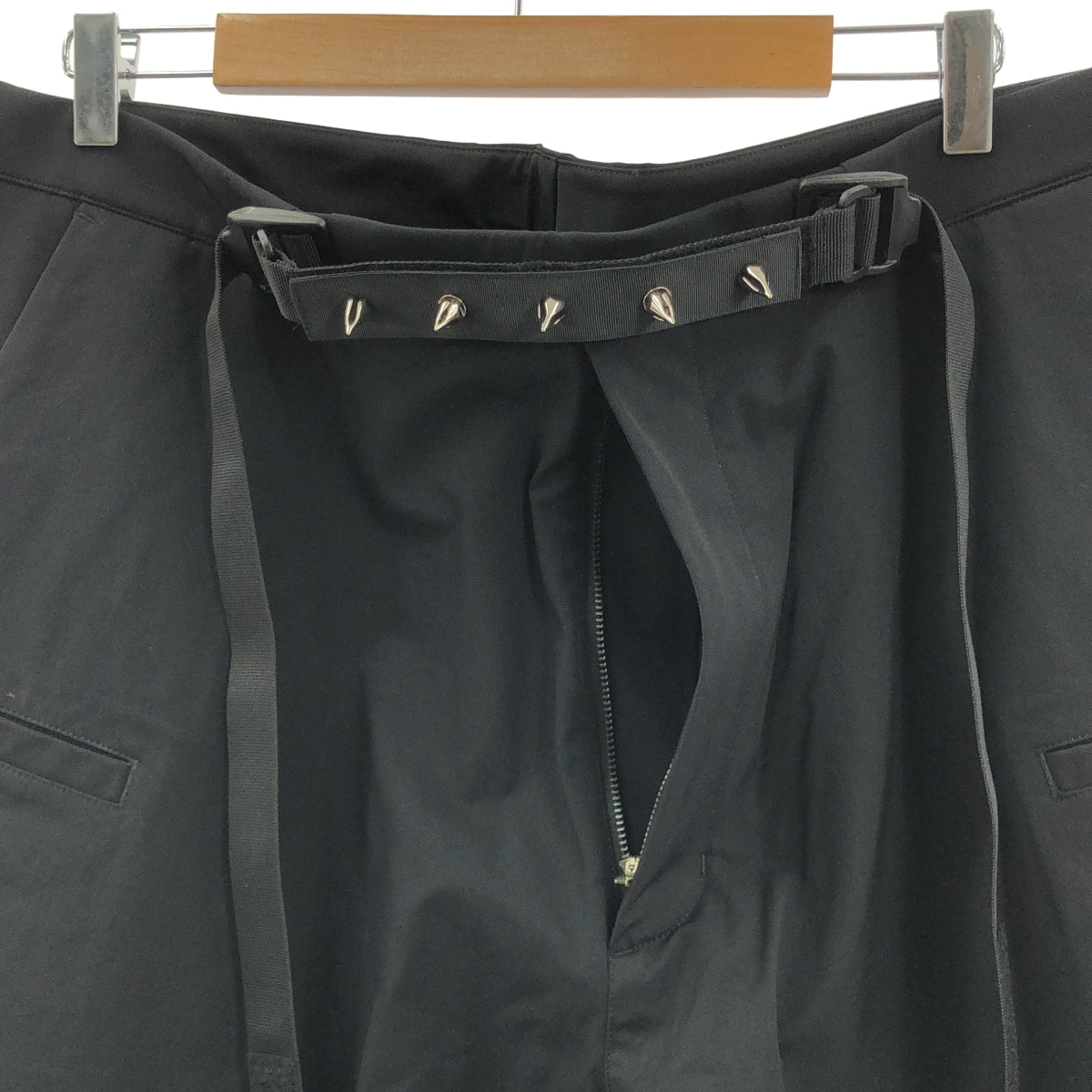 【新品】  ACRONYM / アクロニウム | 2024SS | P17-DS SCHOELLER DRYSKIN WEB BELT TROUSER WIDE FIT ワイドフィット ドライスキン ウェブベルト トラウザーパンツ | L | ブラック | メンズ