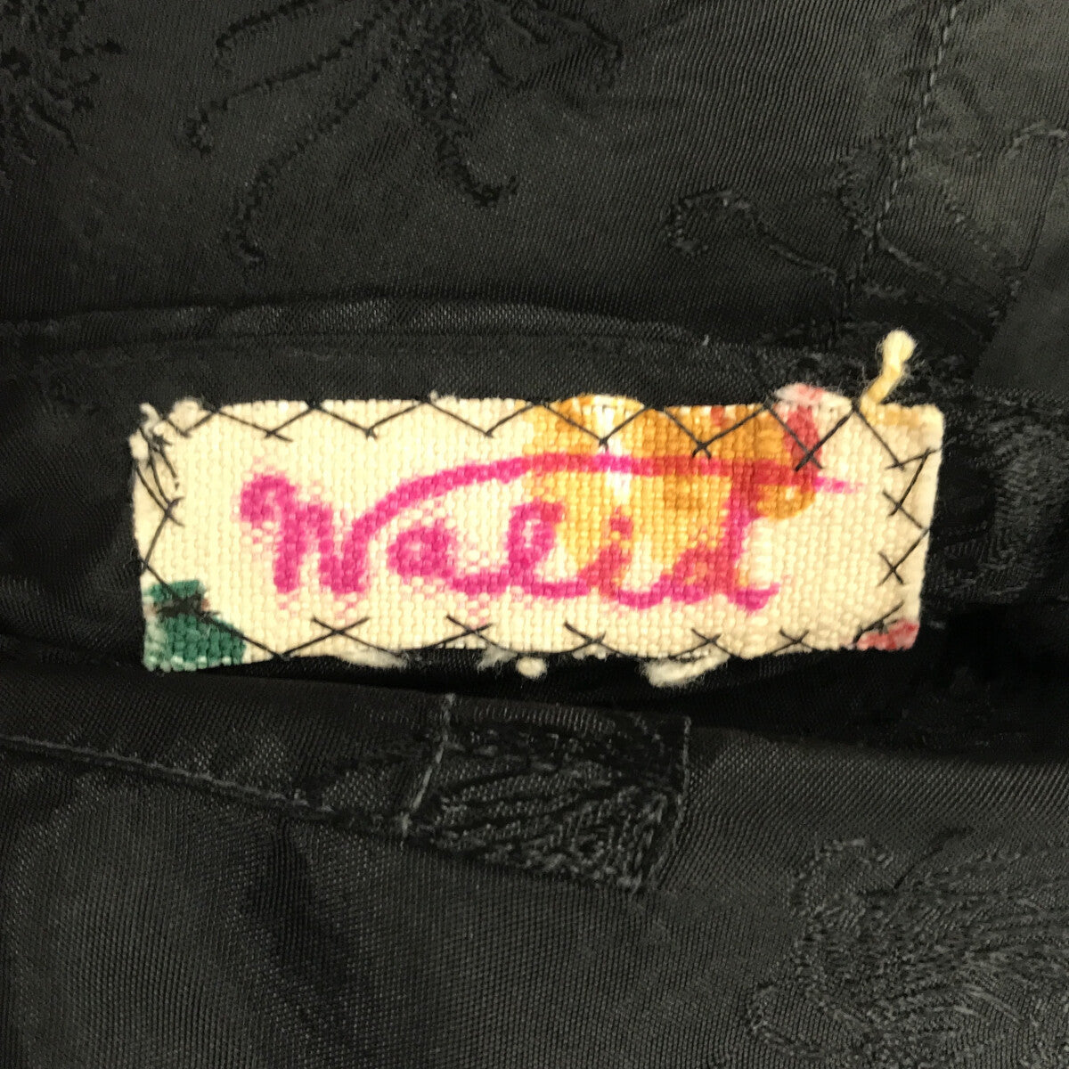 作者：Walid |真絲真皮草刺繡外套 |黑色 |男士