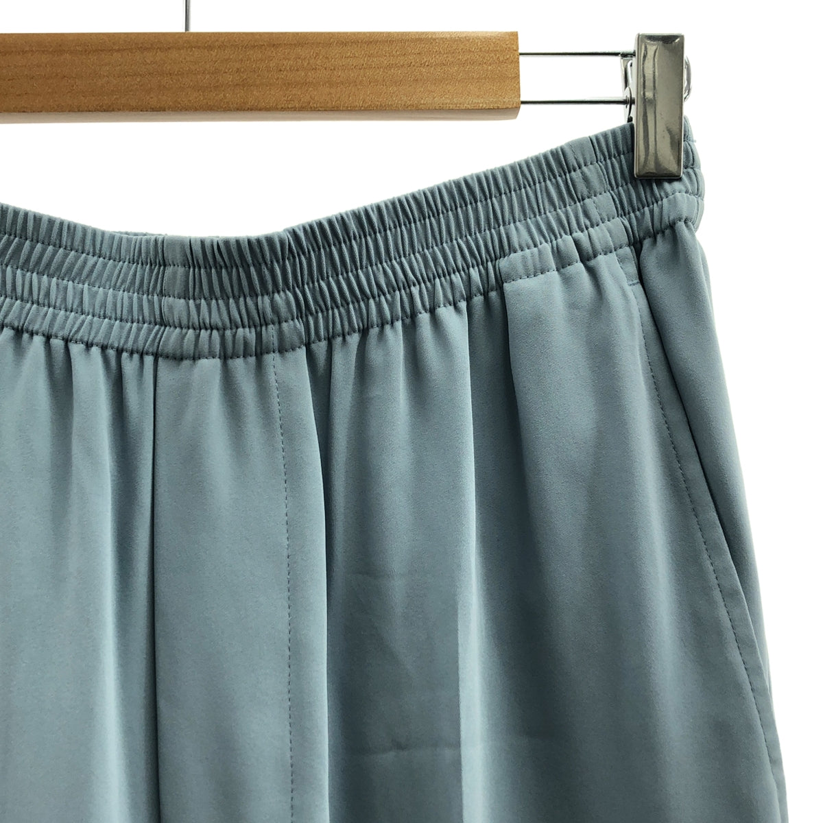MM6 Maison Margiela | 2020 春夏 | 黏膠纖維鬆緊腰休閒褲 | 42 碼 | 藍色 | 女款