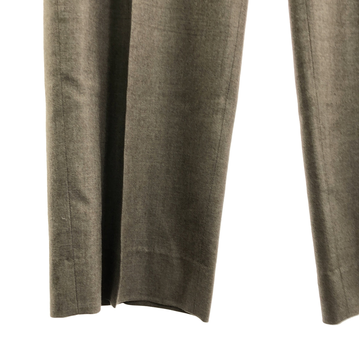 AURALEE / オーラリー | SUPER LIGHT WOOL SLACKS / ウール ドローストリング 2タック ワイドパンツ | 4 | ブラウン | メンズ