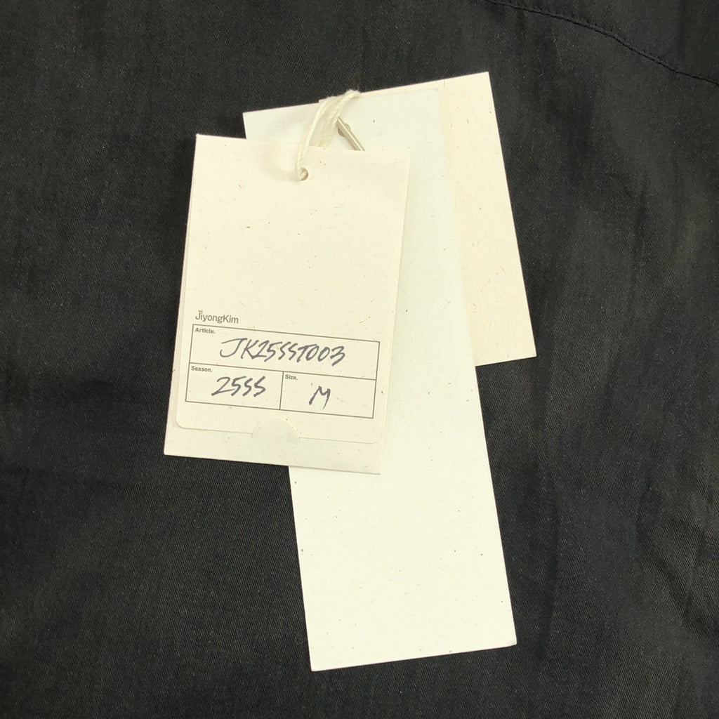 JiyongKim / 지용김 | 2025SS | 오버 실루엣 셔츠 | M | 블랙 | 남성