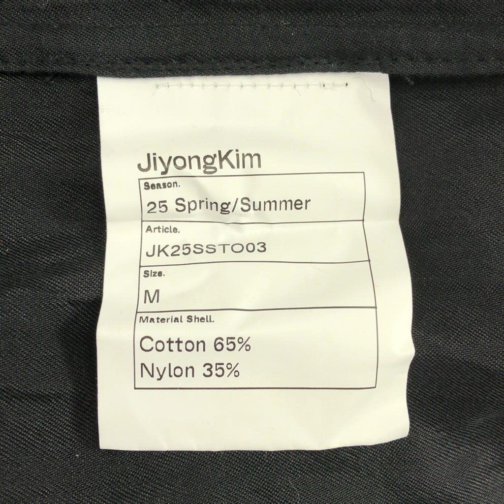 JiyongKim / 지용김 | 2025SS | 오버 실루엣 셔츠 | M | 블랙 | 남성