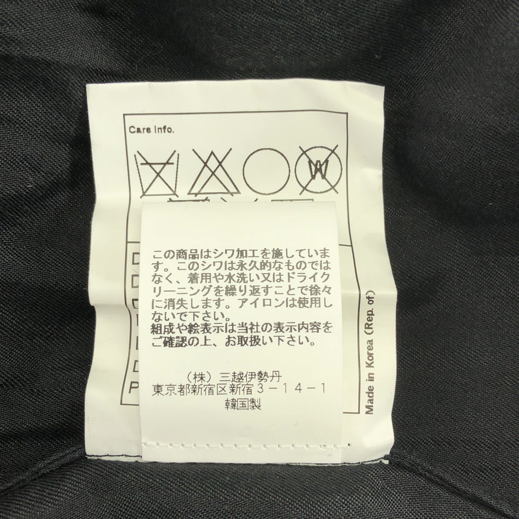 JiyongKim / 지용김 | 2025SS | 오버 실루엣 셔츠 | M | 블랙 | 남성