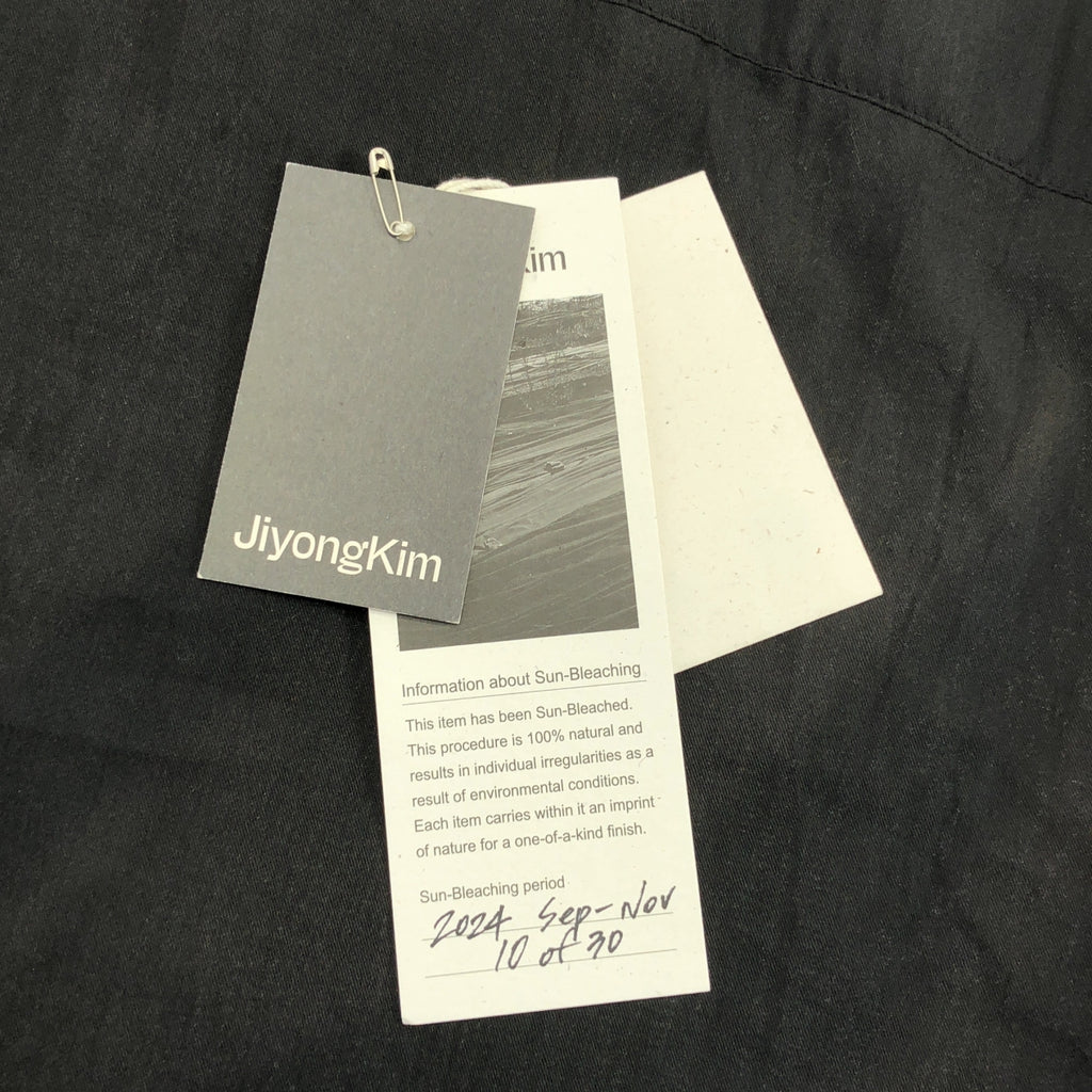 JiyongKim / 지용김 | 2025SS | 오버 실루엣 셔츠 | M | 블랙 | 남성