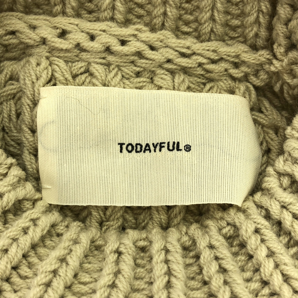 TODAYFUL / トゥデイフル | 2024AW | Lowgauge Knit Pullover / ローゲージニットプルオーバー | F | ナチュラル | レディース