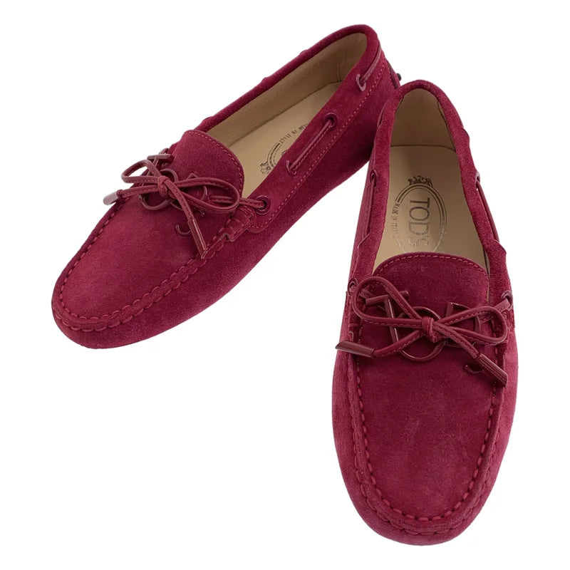 TOD'S / トッズ | スエードレザー ドライビング モカシンシューズ | 36.5 | レディース