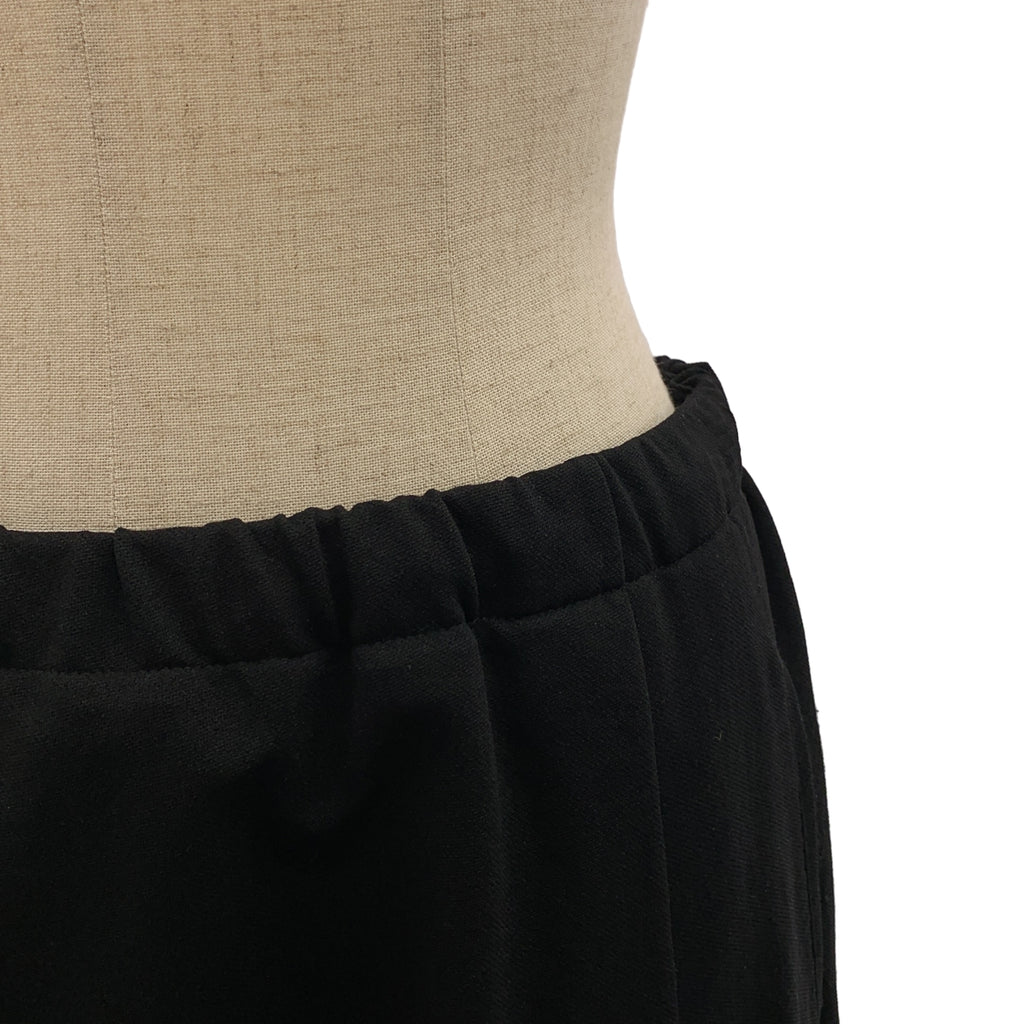 Yohji Yamamoto REGULATION | 聚酯褶皺長裙 | 2碼 | 黑色 | 女款