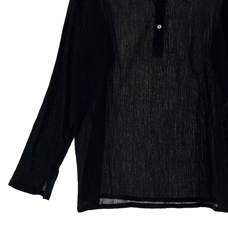 Framework / フレームワーク | 2024SS | クレープヘンリーネックブラウス |