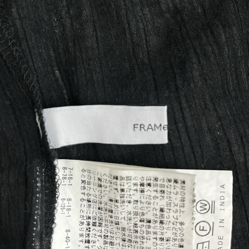 Framework / フレームワーク | 2024SS | クレープヘンリーネックブラウス |