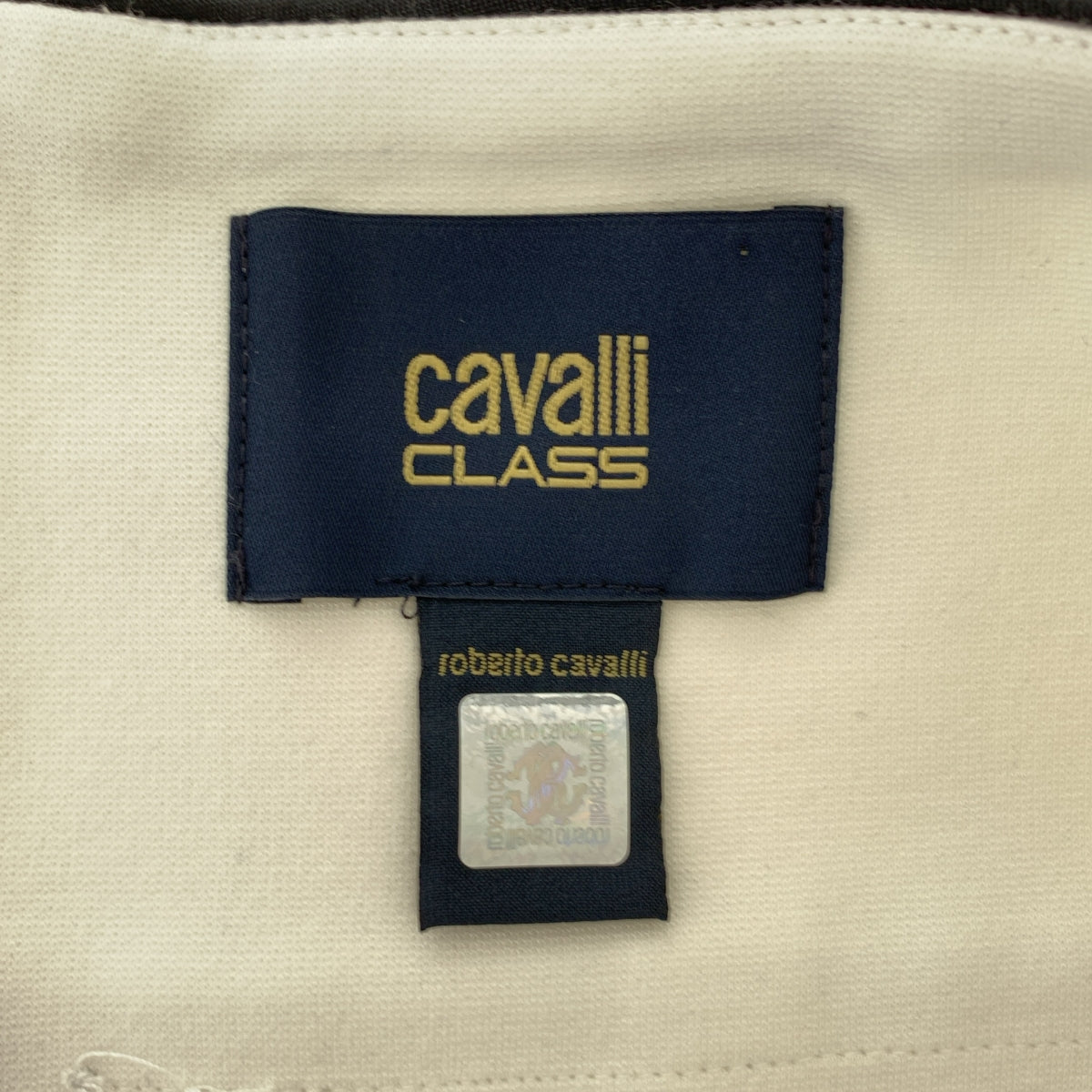 Roberto Cavalli | 荷葉邊標誌牌後拉鍊半身裙 | 尺寸 42 |