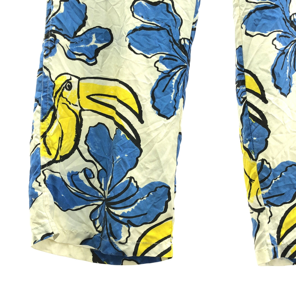 BANANATIME / バナナタイム | シルク 総柄 イージーパンツ | S | マルチカラー | レディース