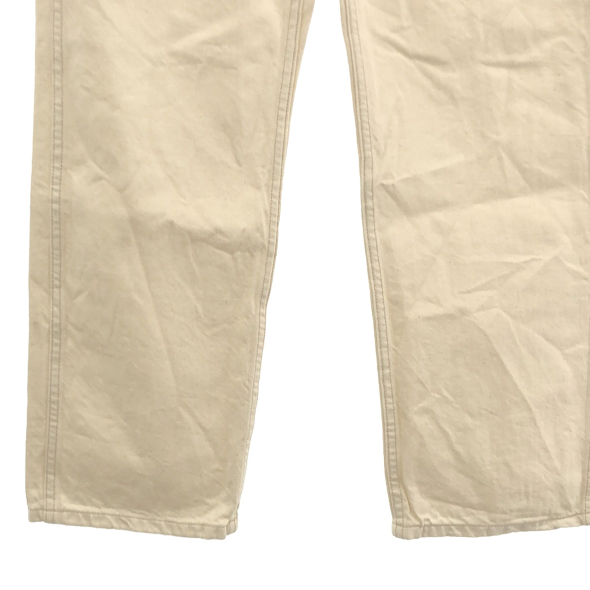 B-SIDES JEANS | Straight denim pants by Ron Herman | Size 26 | Ivory | Women's