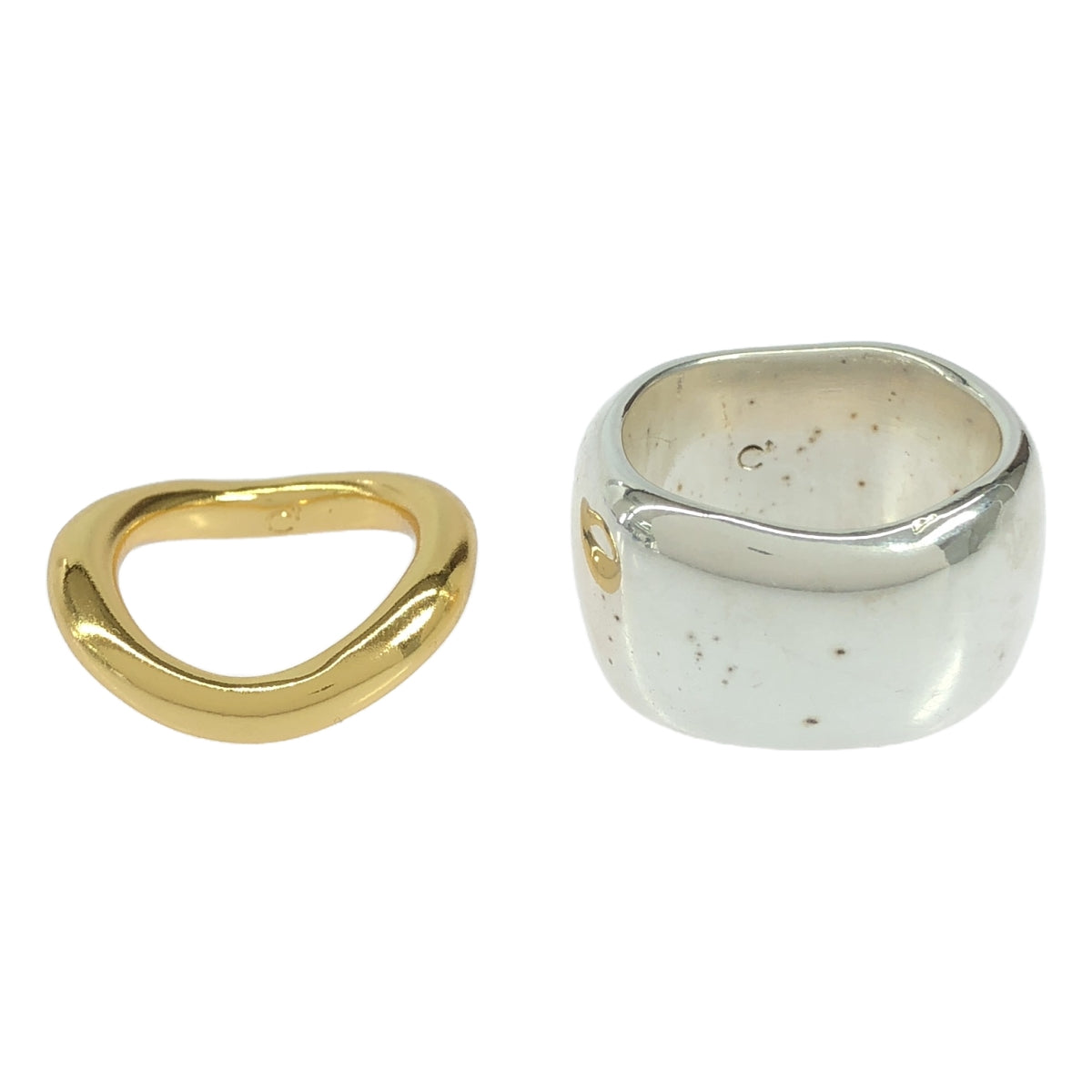 CHIEKO+ | 2 Pairs Ring Set | Silver/Gold | Women's