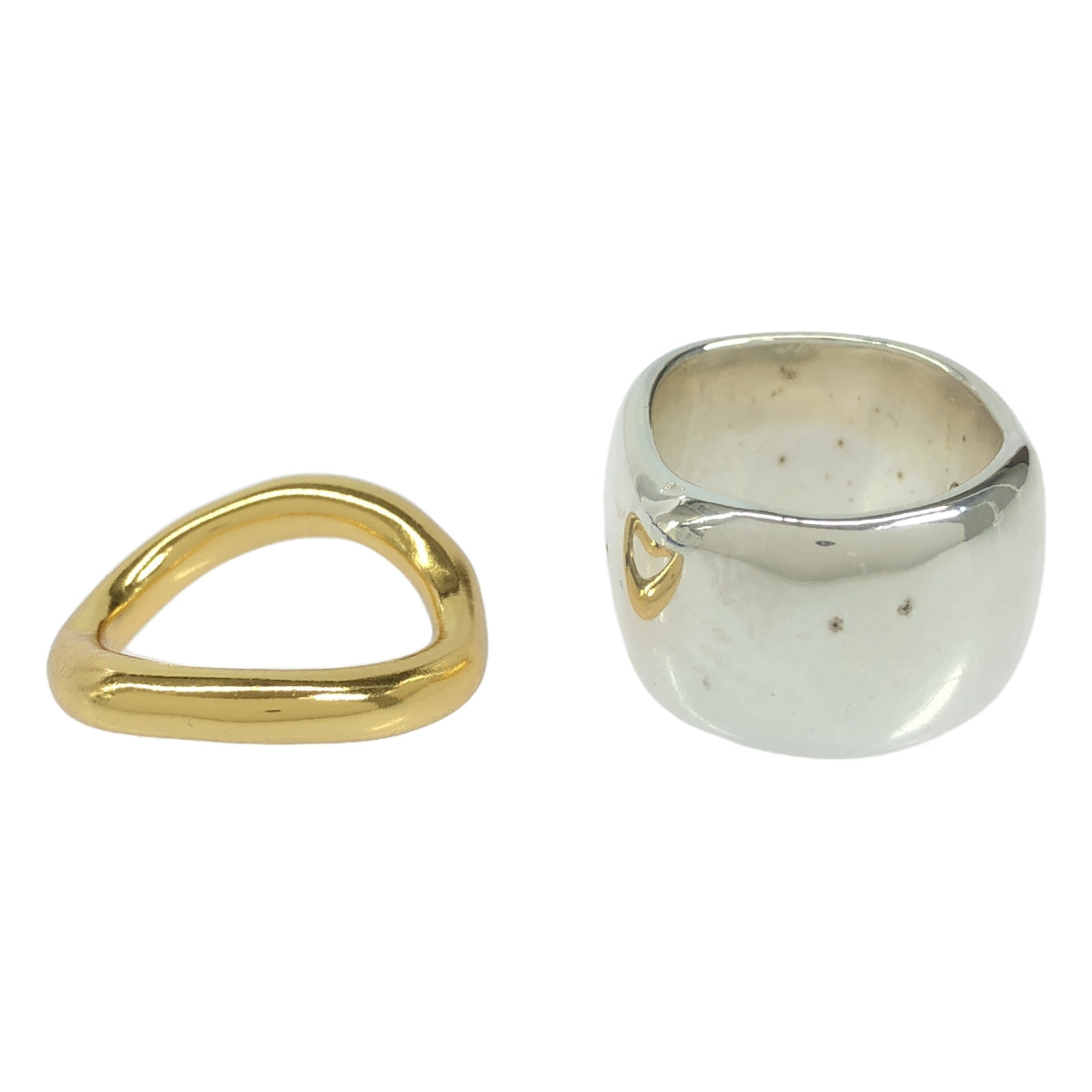 CHIEKO+ | 2 Pairs Ring Set | Silver/Gold | Women's