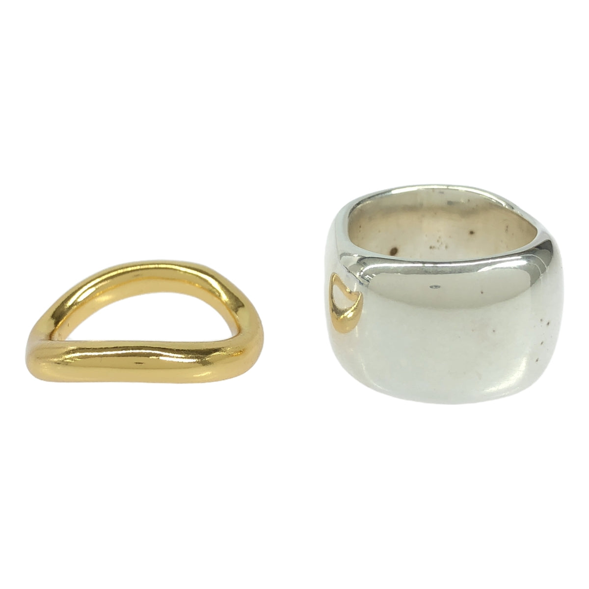 CHIEKO+ | 2 Pairs Ring Set | Silver/Gold | Women's