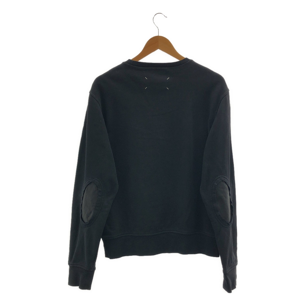 Maison Margiela | 皮革手肘貼片衛衣 | 尺寸 46 |