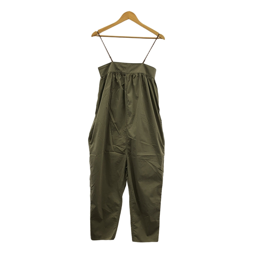 TENNE HANDCRAFTED MODERN / テンハンドクラフテッドモダン | shirring all in one シャーリング オールインワン | F | カーキ | レディース