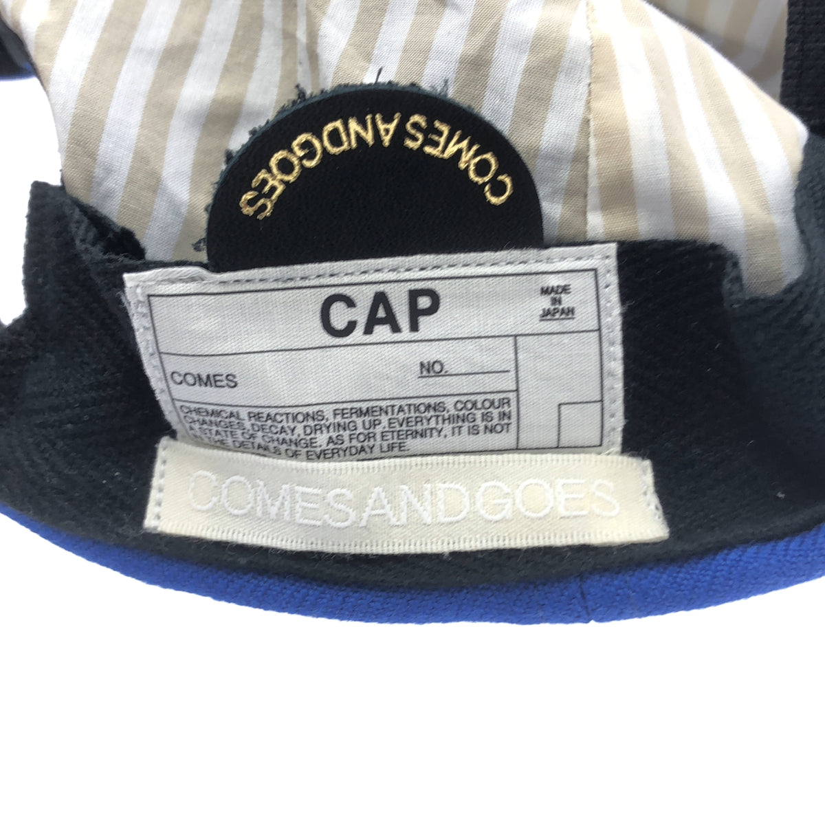 COMESANDGOES / カムズアンドゴーズ | NY 刺しゅう ベースボールキャップ |