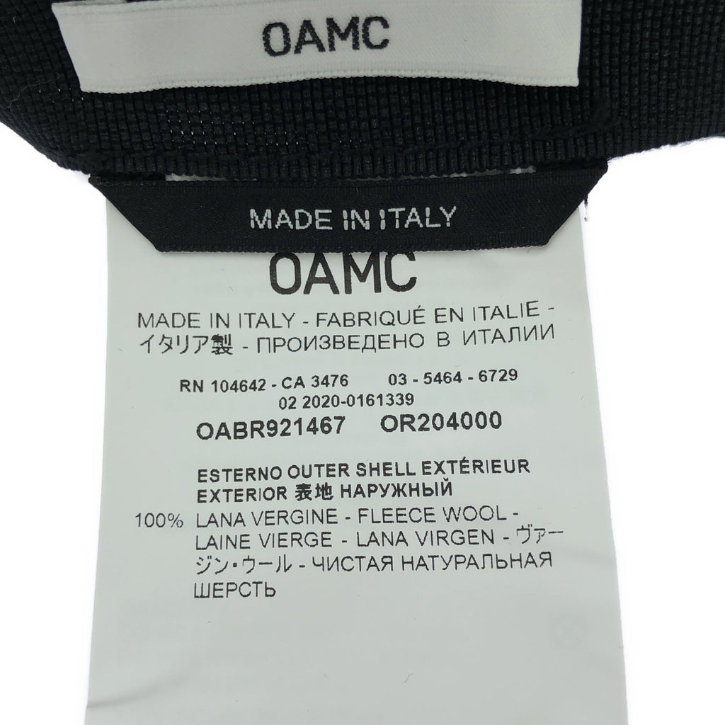 【美品】  OAMC / オーエーエムシー | × HARRIS TWEED / ウールキャップ | グレー | メンズ