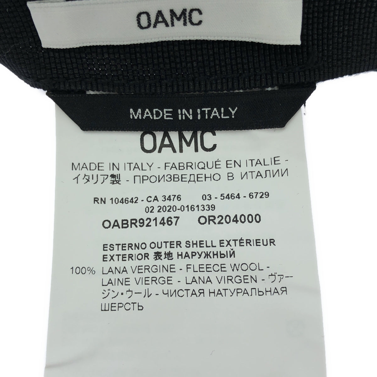 【美品】  OAMC / オーエーエムシー | × HARRIS TWEED / ウールキャップ | グレー | メンズ