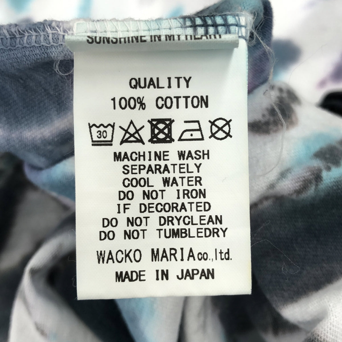 WACKO MARIA / ワコマリア | TUFF GONG / TYE DYE CREW NECK T-SHIRTS (TYPE-1)  / タイダイ Tシャツ | XL | メンズ