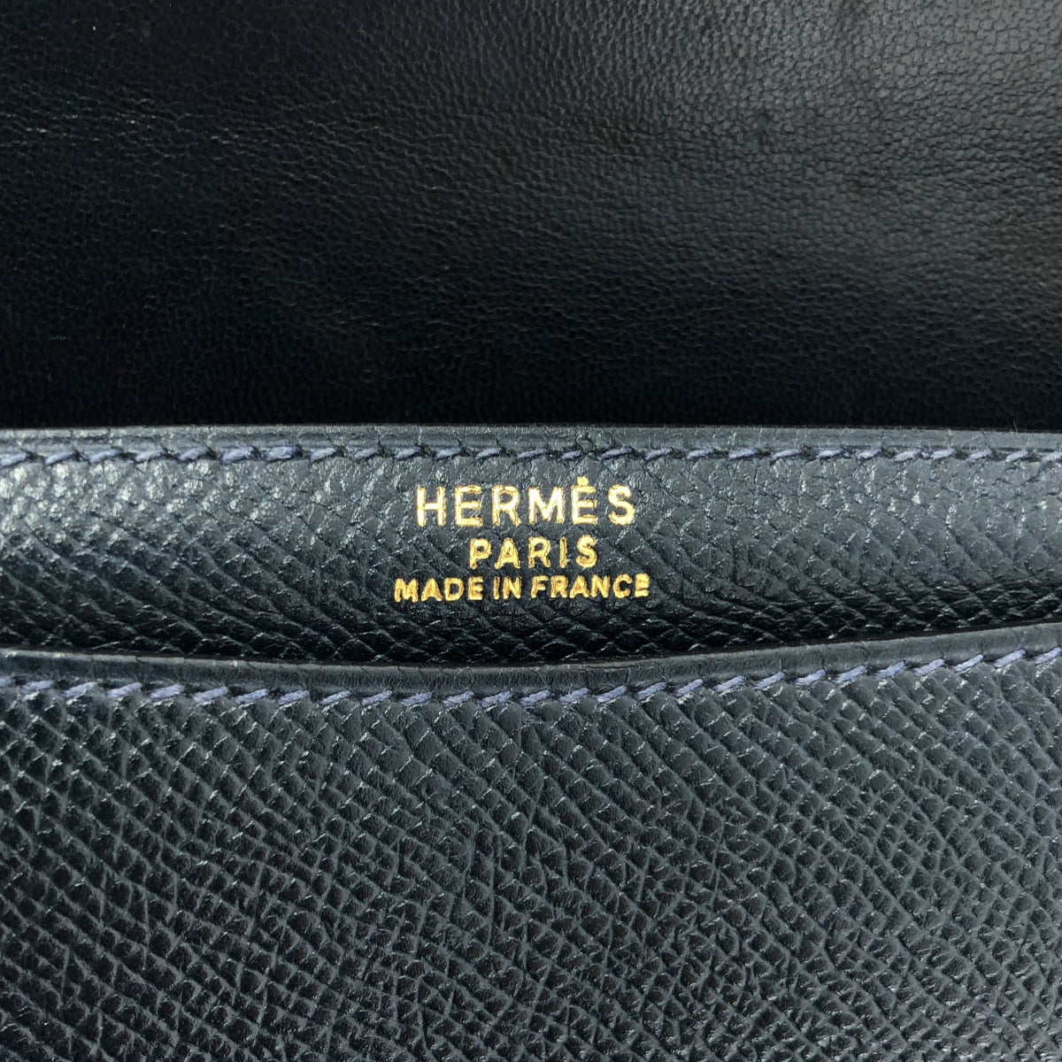 HERMES / エルメス | 1990s | フリーゲート クシュベル ゴールド×シルバー金具 ハンドバッグ | ネイビー | レディース
